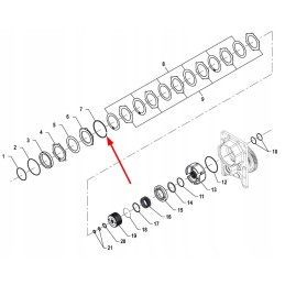 Pis06030014 tvirtinimo žiedas