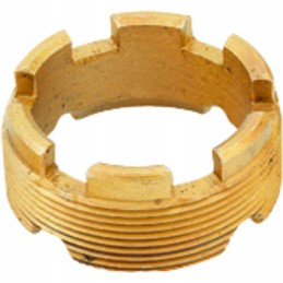 Paėmimo veleno galą tvirtinanti veržlė gali būti