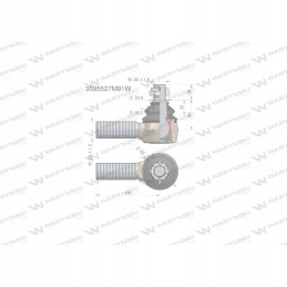 Vairo šarnyras 106mm m28 3595527m91 warynski