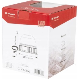 Magnetinė LED blykstė su Kramp LA200 kištuku