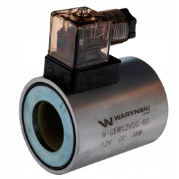 Solenoidinio vožtuvo skirstytuvo ritė 12v dc 48w Warynski