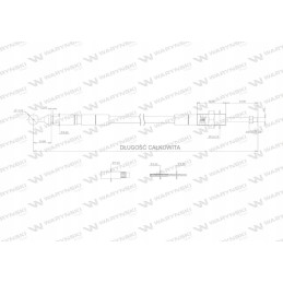 Skirstytuvo valdymo kabelis l 2000mm