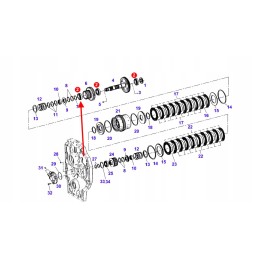 F824100360040 kūginis ritininis guolis 32008 xq