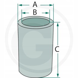 Kamuoliuko sumažinimo rankovė, 1 kategorija 2 22 4 mm 28 mm