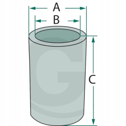 Kamuoliuko sumažinimo rankovė, 1 kategorija 2 22 4 mm 28 mm