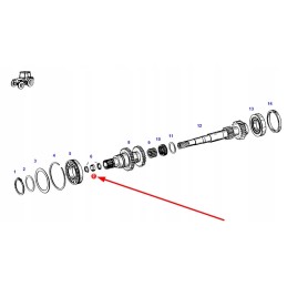 F180100080050 tarpinis žiedas