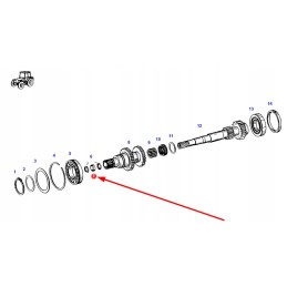F180100080050 tarpinis žiedas