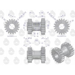 Atbulinės eigos pavara C 360 originalus Ursus