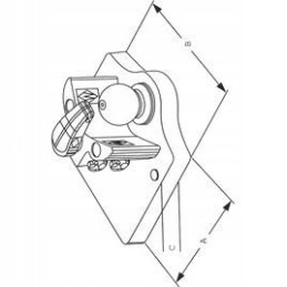 Rutulinė plokštė suvirinimui 8003989 walterscheid