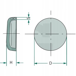 Radiatoriaus dangtelis din 443 35 4 mm