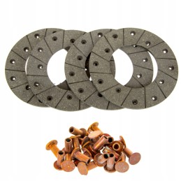 Stabdžių kaladėlės 165x90x5mm korpusas massey renault