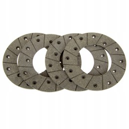 Stabdžių kaladėlės 165x90x5mm korpusas massey renault