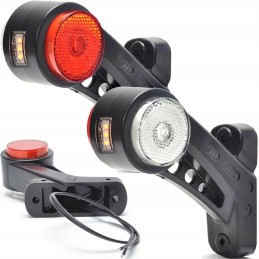 Priekabos kampiniai šviestuvai, 2 LED rinkinys