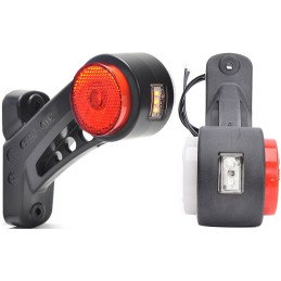 Priekabos kampiniai šviestuvai, 2 LED rinkinys