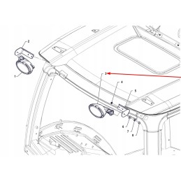 P5s48401119 dešinysis galinis darbinis žibintas
