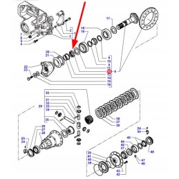 3789584m1 priekinės ašies atakos veržlė