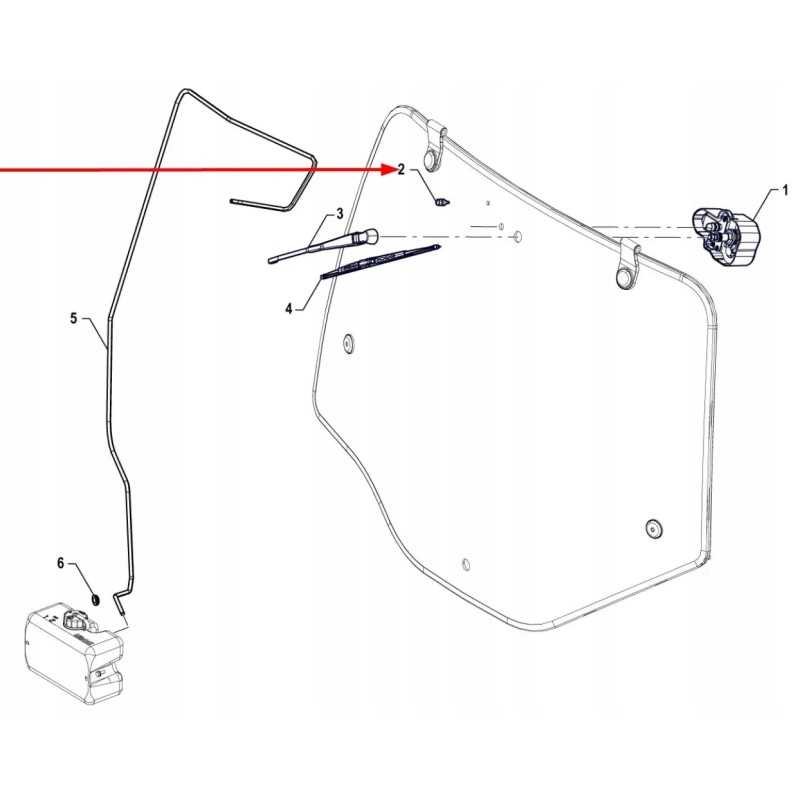 P5s52901103 priekinio stiklo plovimo antgalis