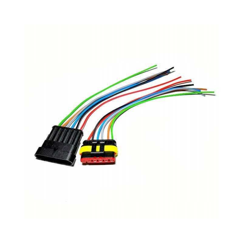 Elektros jungtis 6 kontaktų sandariklis 1 5 su kabeliu