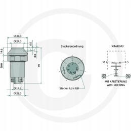 Garso signalo jungiklis 50770490178