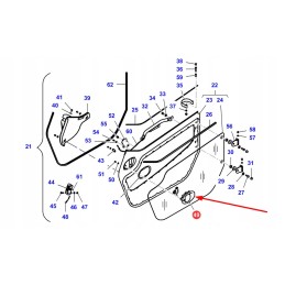 4238069m1 išorinė kabinos durų rankena