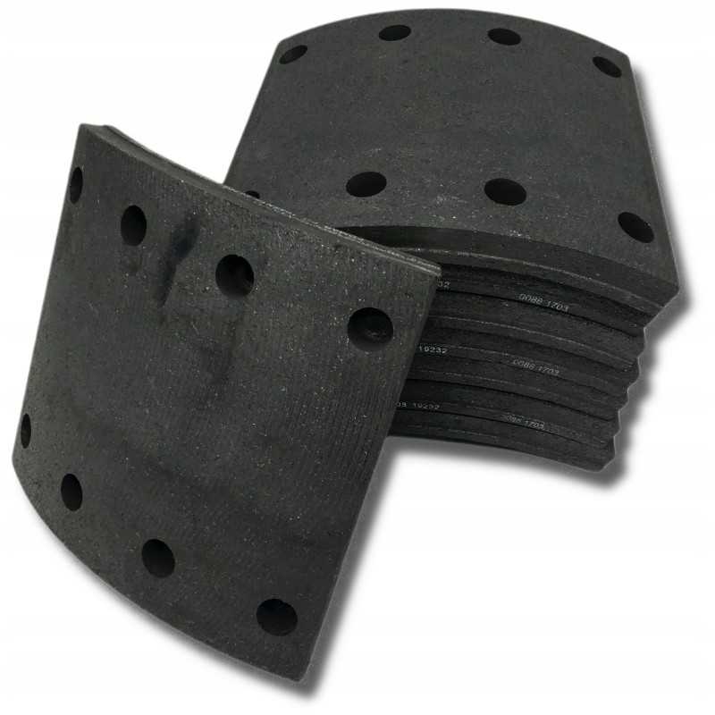 Stabdžių kaladėlės 184x180x18 p4 autosan priekabos