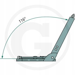 JD granitinė pakaba sėdynė