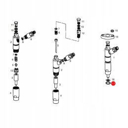 O žiedas fendt x548860466000 originalus