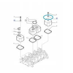 Vožtuvo dangtelio izoliatorius new Holland korpusas 4895360