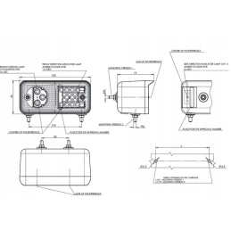 Dešinysis priekinis LED posūkio signalas ir stovėjimo lemputė