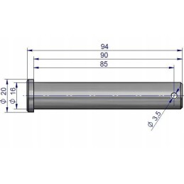 PC 330 pakabos tvirtinimo kaištis
