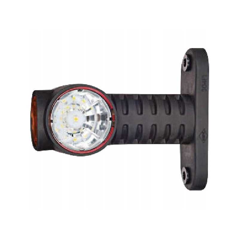 Priekinis, galinis kontūro ir gabarito žibintas, tiesus LED