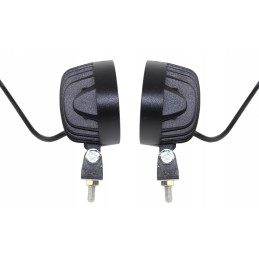 Darbinis šviestuvas 8 LED ovalus halogeninis 12 24v x2 vnt