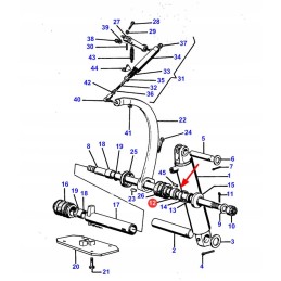 392283x1 hidraulinio keltuvo įvorė