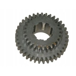 Antrosios atbulinės pavaros bizono ratas suskystėjo