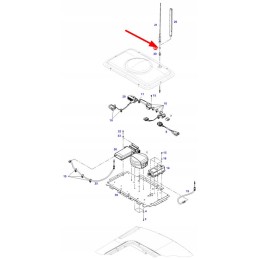 X800510160000 antenos adapterio dangtelis