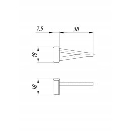 Starterio šepetys su reduktoriumi