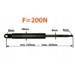 Stoglangio dujinis amortizatorius mf 274 294 stabilus