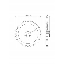PTO pastovios pavaros ratas mf3