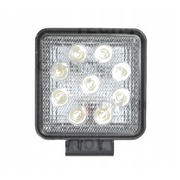 LED darbo lempa 9 led 12v 24v 27w prožektorius