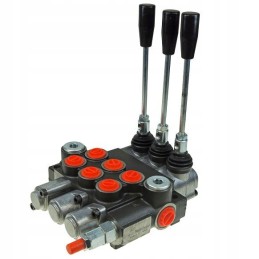 3 sekcijų hidraulinis skirstytuvas, 1 sekcija su vožtuvu