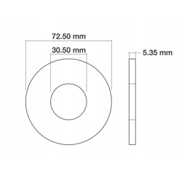 Tvirtinimo tarpiklis new holland case fiat 5109919