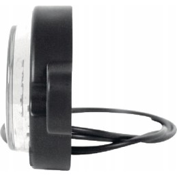 LED markerinė lempa citrina 12 24v balta skaidri