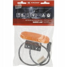 Stačiakampė LED šoninė gabaritinė lemputė 12 24v