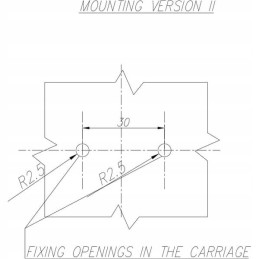 Stačiakampė LED šoninė gabaritinė lemputė 12 24v