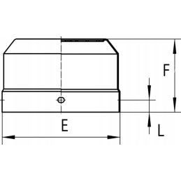 Elektrinio variklio ventiliatoriaus gaubtas su p plokšte