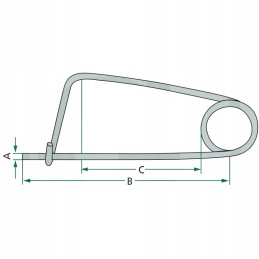Apsauginis kaištis 3 mm 23420
