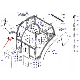 339810010040 kabinos rėmo dangtis