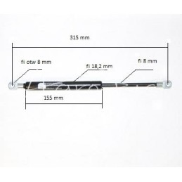 Zetor 24380 stogo dujinė spyruoklė