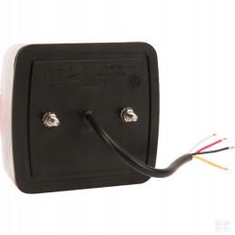 LED galinis žibintas 1w kvadratas 12v 18 led