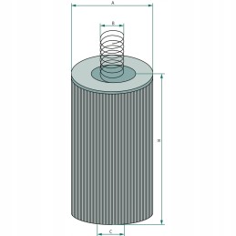 120mm 13mm 268mm 56mm fleetguard filtras